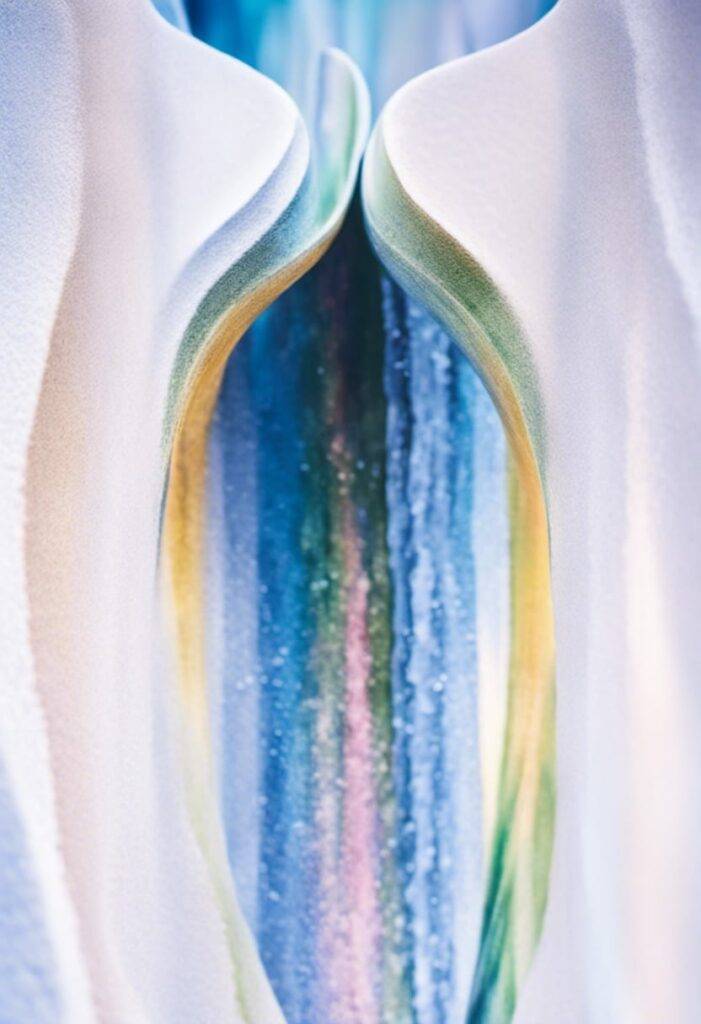 colorful abstract inviting vagina