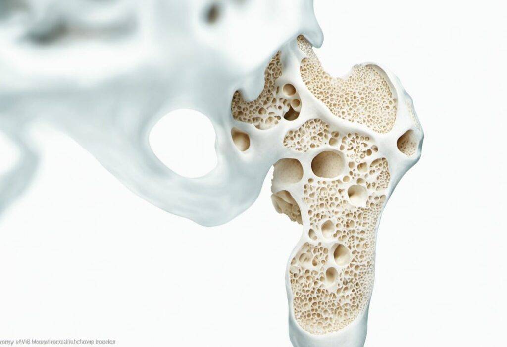 realistic cutaway osteoporosis weak porous bone cutaway porous bone pitted porous realistic skeletal bones