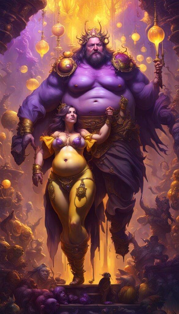 Fantasy universe happy two-piece belly people #FLD #HealthReport #WeightLoss
