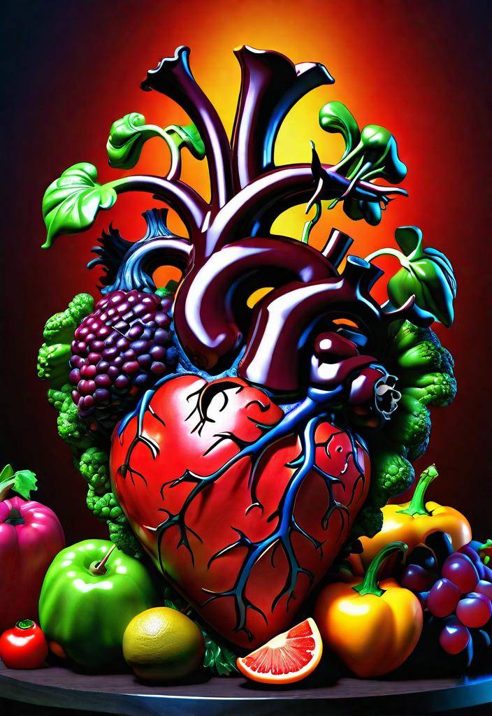 Human heart materials fruits berries veggies #CVD #CVDawareness #HeartFailure #HeartDisease #HealthyHeart #WeightLoss